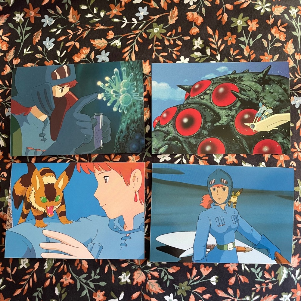 Studio Ghibli Nausicaa of the Valley‎ of the Wind 4 Postcard Set Chronicle Books